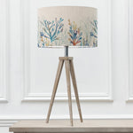 Abstract Grey Lighting - Aratus  & Coral Reef Eva  Complete Table Lamp Grey/Cobalt Voyage Maison