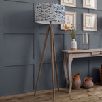 Animal Grey Lighting - Aratus  & Cove Eva  Complete Floor Lamp Grey/Cobalt Voyage Maison