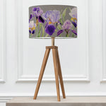 Floral Brown Lighting - Aratus  & Elva Eva  Complete Table Lamp Nut/Damson Marie Burke