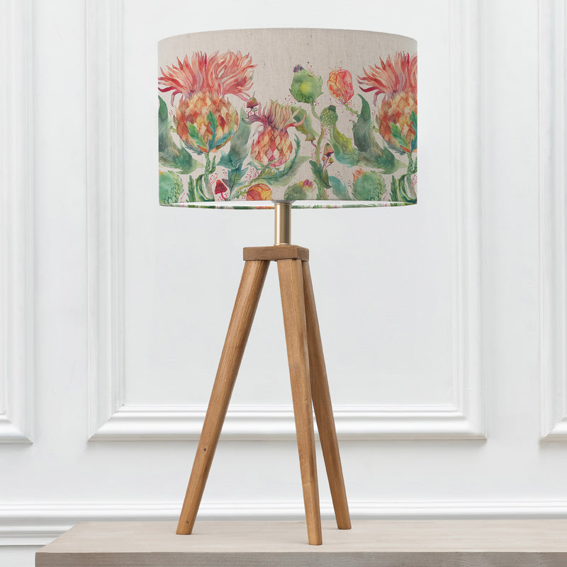 Floral Brown Lighting - Enchanting Thistle Eva & Aratus Complete Table Lamp Nut/Marigold Voyage Maison