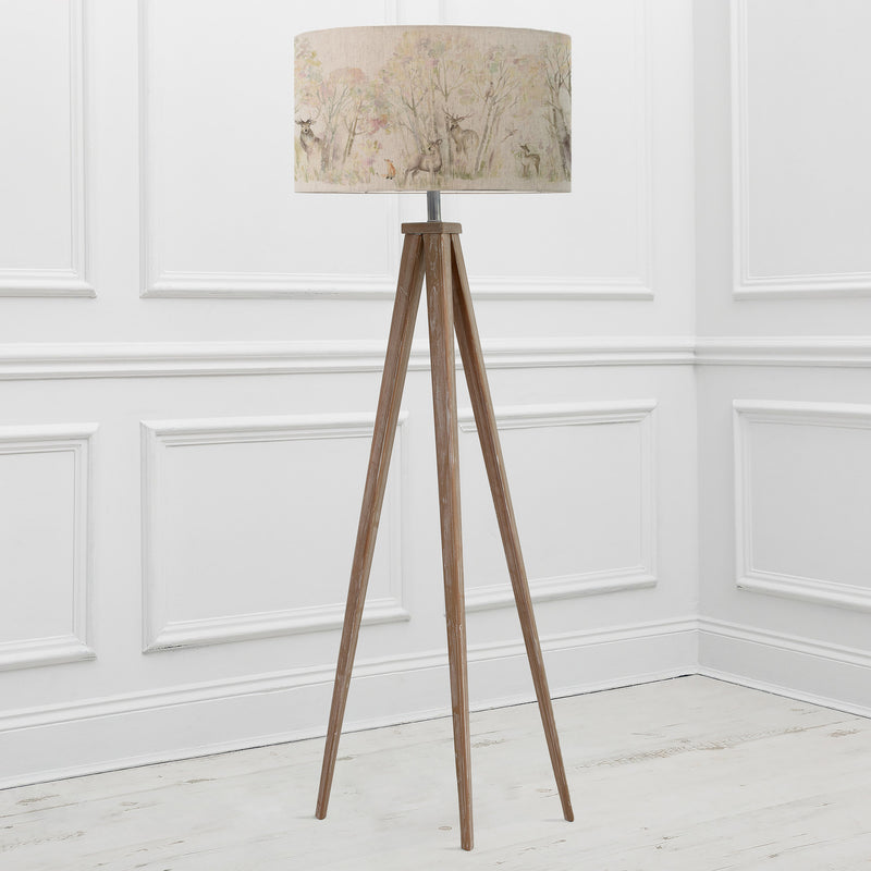 Animal Grey Lighting - Enchanted Forest Eva & Aratus Complete Floor Lamp Grey/Forest Voyage Maison