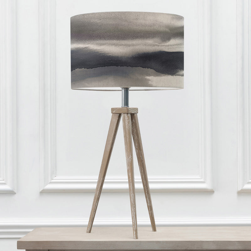  Lighting - Fjord Eva & Aratus Complete Table Lamp Grey/Natural Voyage Maison