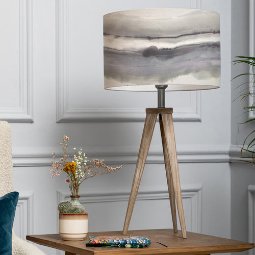  Lighting - Fjord Eva & Aratus Complete Table Lamp Grey/Natural Voyage Maison