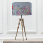 Floral Grey Lighting - Aratus  & Florabunda Eva  Complete Table Lamp Grey/Bluebell Voyage Maison