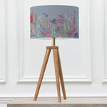 Floral Brown Lighting - Florabunda Eva & Aratus Complete Table Lamp Nut/Bluebell Voyage Maison