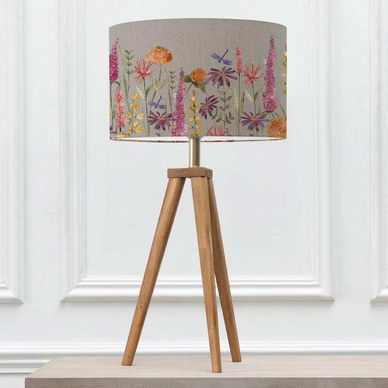 Floral Brown Lighting - Aratus  & Florabunda Eva  Complete Table Lamp Nut/Russet Voyage Maison