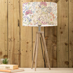 Floral Grey Lighting - Aratus  & Hedgerow Eva  Complete Table Lamp Grey/Linen Voyage Maison