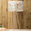 Floral Grey Lighting - Hermione Eva & Aratus Complete Table Lamp Grey/Linen Voyage Maison