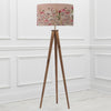 Floral Brown Lighting - Hermione Eva & Aratus Complete Floor Lamp Nut/Blush Voyage Maison