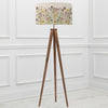 Floral Multi Lighting - Medmerry Eva & Aratus Complete Floor Lamp Linen Voyage Maison