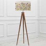 Floral Multi Lighting - Medmerry Eva & Aratus Complete Floor Lamp Linen Voyage Maison