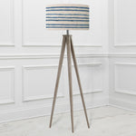 Animal Grey Lighting - Aratus  & Merella Eva  Complete Floor Lamp Grey/Cobalt Voyage Maison