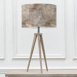 Abstract Grey Lighting - Aratus  & Monet Eva  Complete Table Lamp Grey/Ironstone Voyage Maison