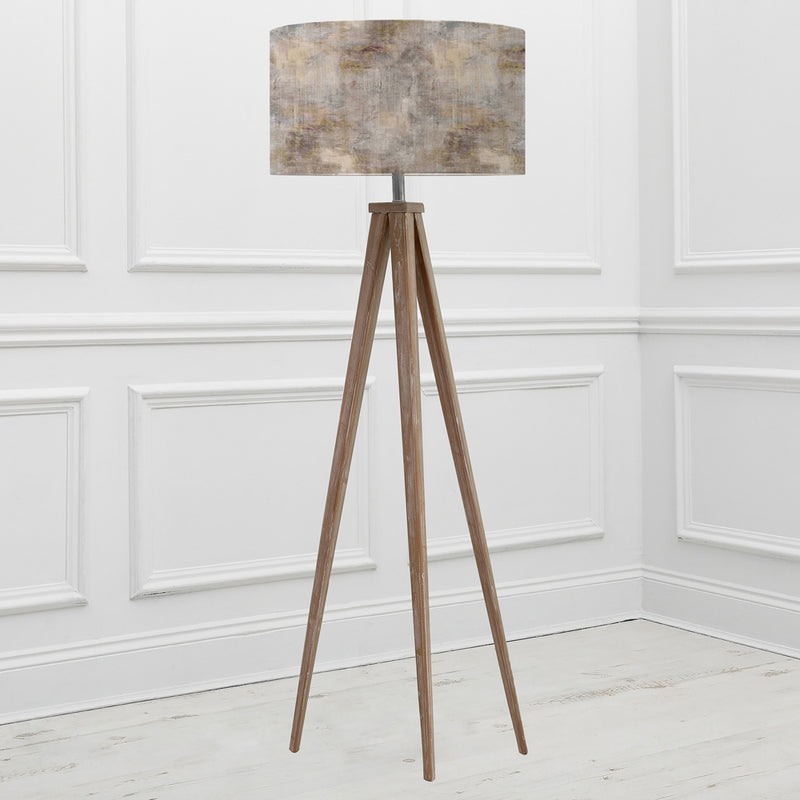 Abstract Grey Lighting - Aratus  & Monet Eva  Complete Floor Lamp Grey/Ironstone Voyage Maison