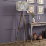 Abstract Grey Lighting - Aratus  & Monet Eva  Complete Floor Lamp Grey/Ironstone Voyage Maison