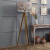 Floral Brown Lighting - Nightingale Eva & Aratus Complete Floor Lamp Nut/Ironstone Voyage Maison