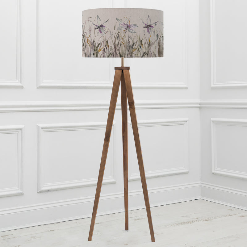 Floral Brown Lighting - Nightingale Eva & Aratus Complete Floor Lamp Nut/Ironstone Voyage Maison