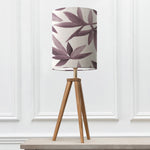 Floral Brown Lighting - Aratus  & Silverwood Anna  Complete Table Lamp Nut/Dusk Additions