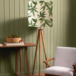 Floral Brown Lighting - Aratus  & Silverwood Anna  Complete Floor Lamp Nut/Apple Additions