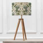 Floral Brown Lighting - Aratus  & Varys Eva  Complete Table Lamp Nut/Lichen Linen Voyage Maison