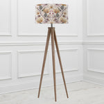 Floral Grey Lighting - Varys Eva & Aratus Complete Floor Lamp Grey/Gold Voyage Maison