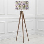 Floral Grey Lighting - Varys Eva & Aratus Complete Floor Lamp Grey/Violet Voyage Maison