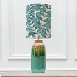 Floral Blue Lighting - Arauca  & Rowan Anna  Complete Table Lamp Aqua Additions