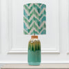 Abstract Blue Lighting - Savannah Anna & Arauca Complete Table Lamp Aqua/Isla Additions