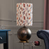 Abstract Gold Lighting - Arwen Anna & Belina Complete Table Lamp Glass/Rosewater Additions