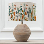 Abstract Brown Lighting - Cerys  & Arley Eva  Complete Table Lamp White/Peridot Voyage Maison