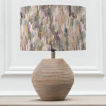 Abstract Brown Lighting - Azima Eva & Cerys Complete Table Lamp White/Ironstone Voyage Maison