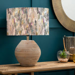 Abstract Brown Lighting - Cerys  & Azima Eva  Complete Table Lamp White/Ironstone Voyage Maison