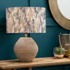 Abstract Brown Lighting - Azima Eva & Cerys Complete Table Lamp White/Ironstone Voyage Maison