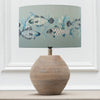 Animal Brown Lighting - Barbeau Eva & Cerys Complete Table Lamp White/Seafoam Voyage Maison