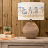 Animal Brown Lighting - Come By Eva & Cerys Complete Table Lamp White/Linen Voyage Maison