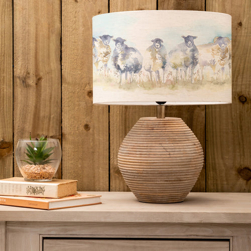 Animal Brown Lighting - Come By Eva & Cerys Complete Table Lamp White/Linen Voyage Maison
