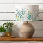 Abstract Brown Lighting - Coral Reef Eva & Cerys Complete Table Lamp White/Kelpie Voyage Maison