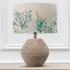 Abstract Brown Lighting - Coral Reef Eva & Cerys Complete Table Lamp White/Kelpie Voyage Maison