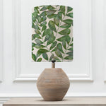 Floral Brown Lighting - Cerys  & Rowan Anna  Complete Table Lamp White/Apple Additions