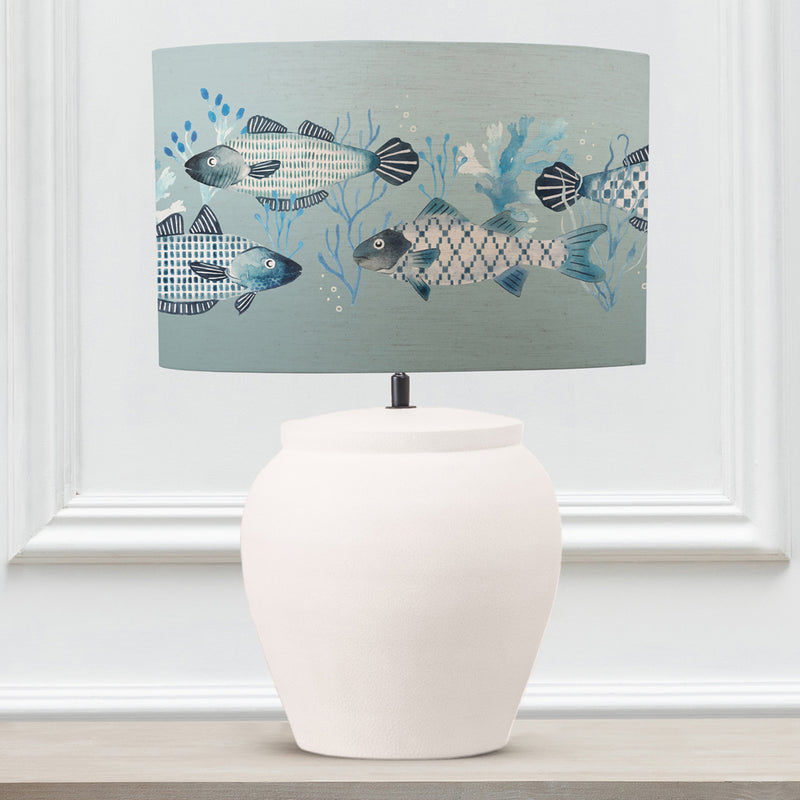 Animal White Lighting - Edessa  & Barbeau Eva  Complete Table Lamp Ecru/Seafoam Voyage Maison