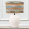 Abstract White Lighting - Mesa Eva & Edessa Complete Table Lamp Ecru/Granite Voyage Maison