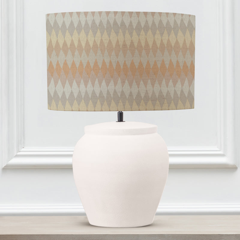 Abstract White Lighting - Mesa Eva & Edessa Complete Table Lamp Ecru/Sand Voyage Maison