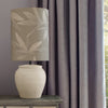 Floral White Lighting - Edessa  & Silverwood Anna  Complete Table Lamp Ecru/Snow Additions