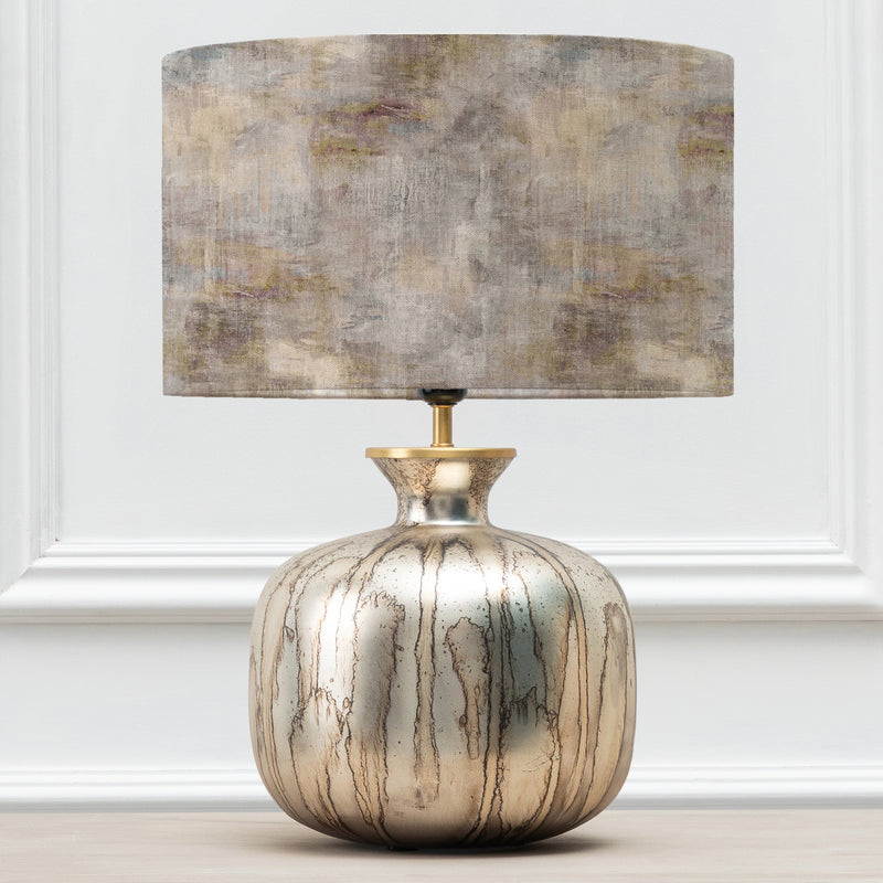 Abstract Gold Lighting - Monet Eva & Elphaba Complete Table Lamp Glass/Ironstone Voyage Maison