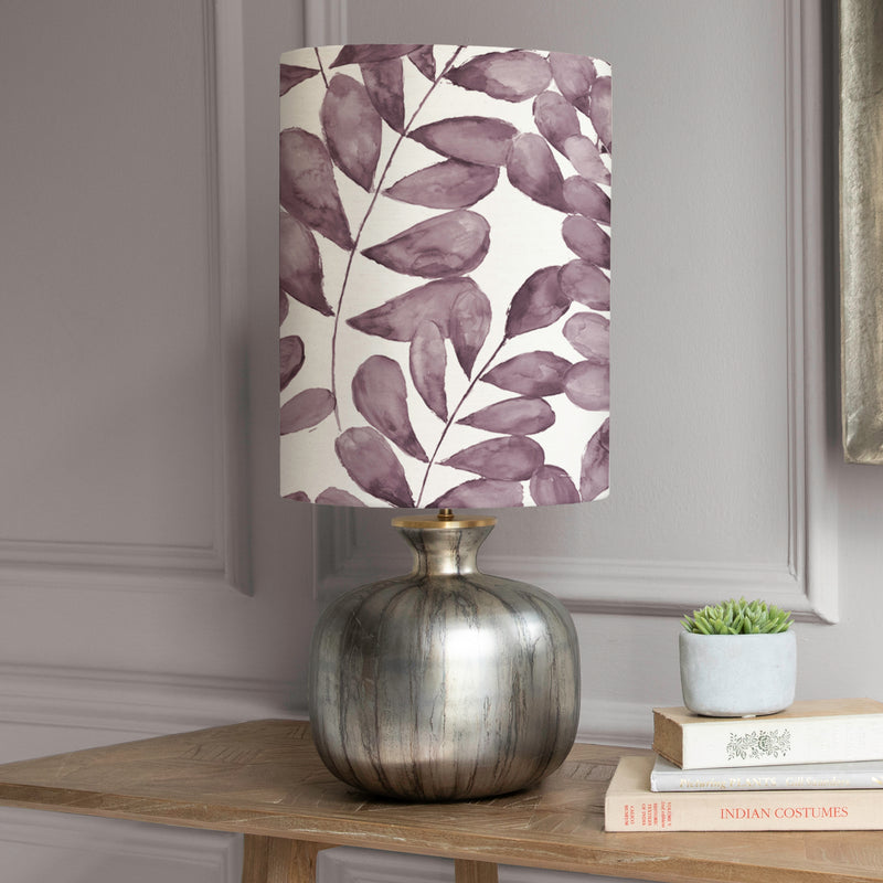 Floral Gold Lighting - Rowan Anna & Elphaba Complete Table Lamp Glass/Dusk Additions