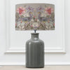 Floral Grey Lighting - Acanthis Eva & Elspeth Complete Table Lamp Grey/Bronze Voyage Maison