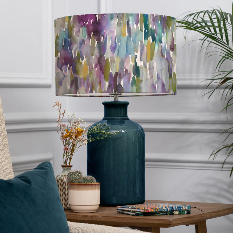 Abstract Blue Lighting - Elspeth  & Azima Eva  Complete Table Lamp Aqua/Indigo Voyage Maison