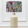 Abstract Cream Lighting - Elspeth  & Azima Eva  Complete Table Lamp Cream/Indigo Voyage Maison