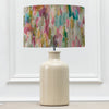 Abstract Cream Lighting - Azima Eva & Elspeth Complete Table Lamp Cream/Lotus Voyage Maison