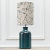 Abstract Blue Lighting - Elspeth  & Carrara Anna  Complete Table Lamp Aqua/Frost Additions